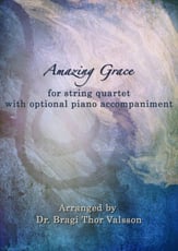 Amazing Grace - String Quartet with optional Piano accompaniment P.O.D cover